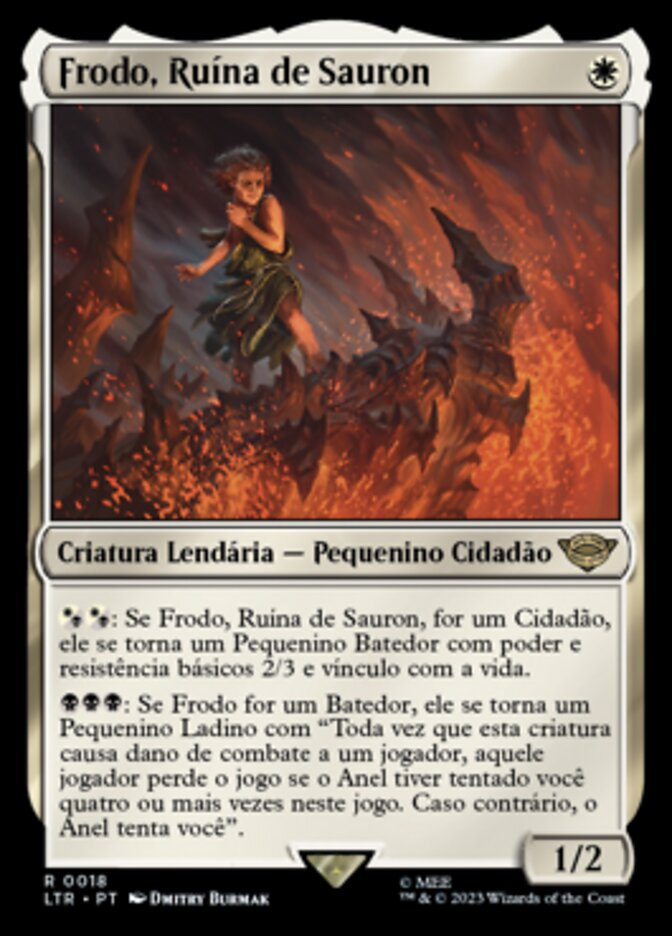 Frodo, Ruína de Sauron