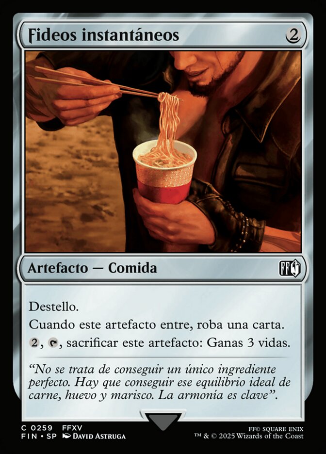 Fideos instantáneos