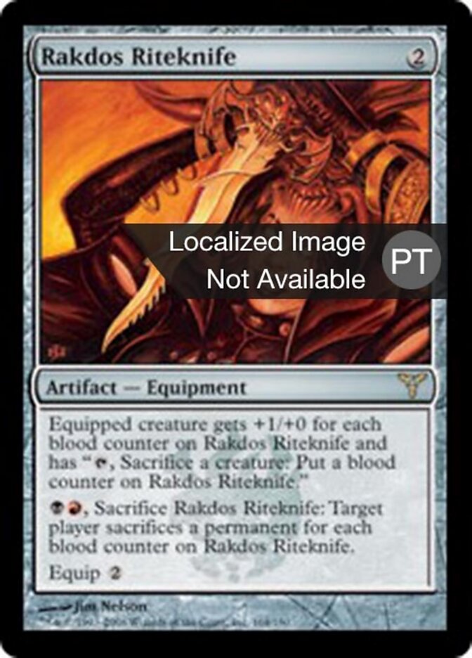 Adaga Ritualística Rakdos