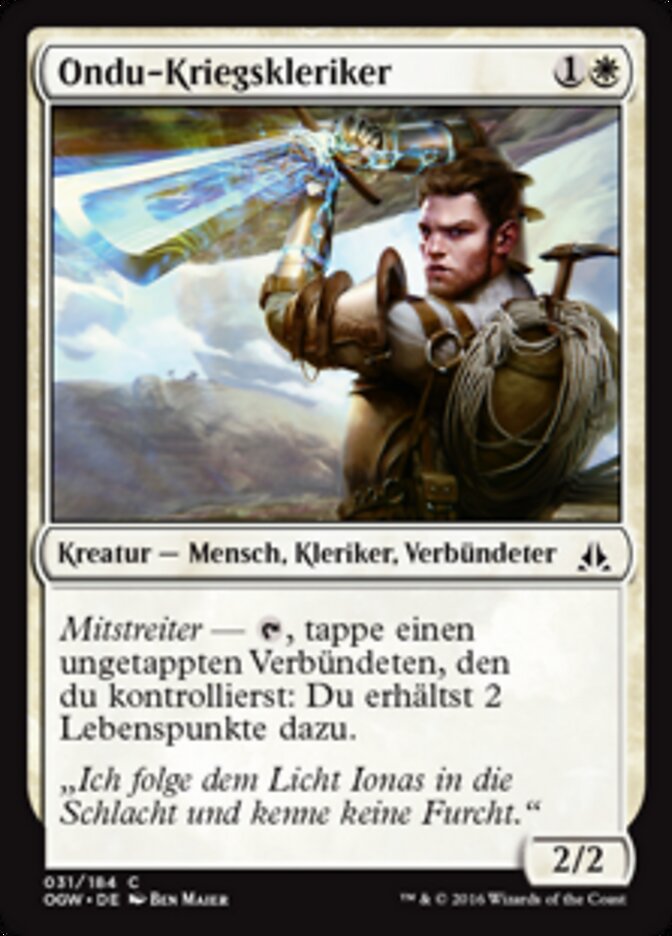 Ondu-Kriegskleriker