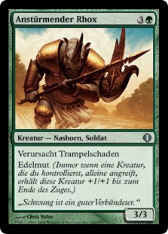 Anstürmender Rhox