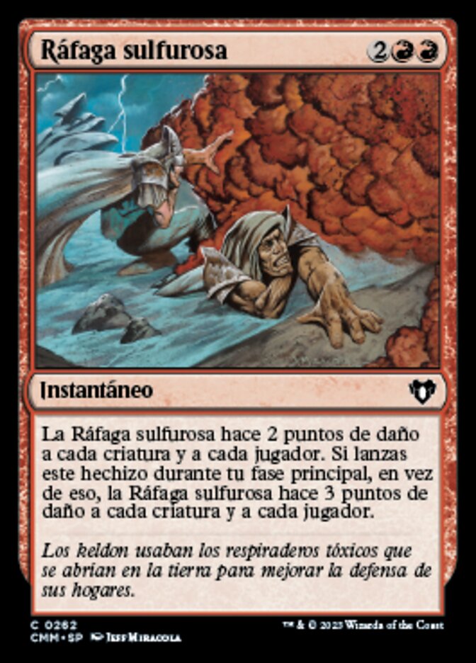Ráfaga sulfurosa