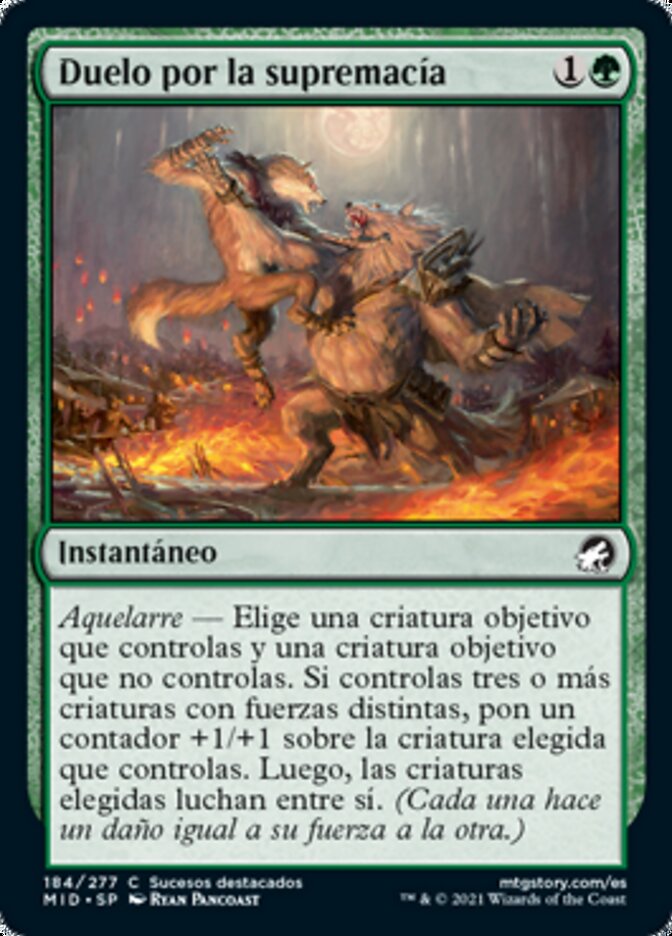 Duelo por la supremacía