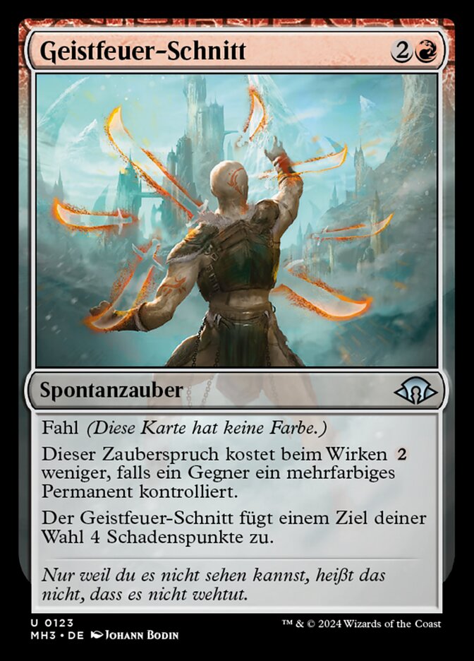 Geistfeuer-Schnitt