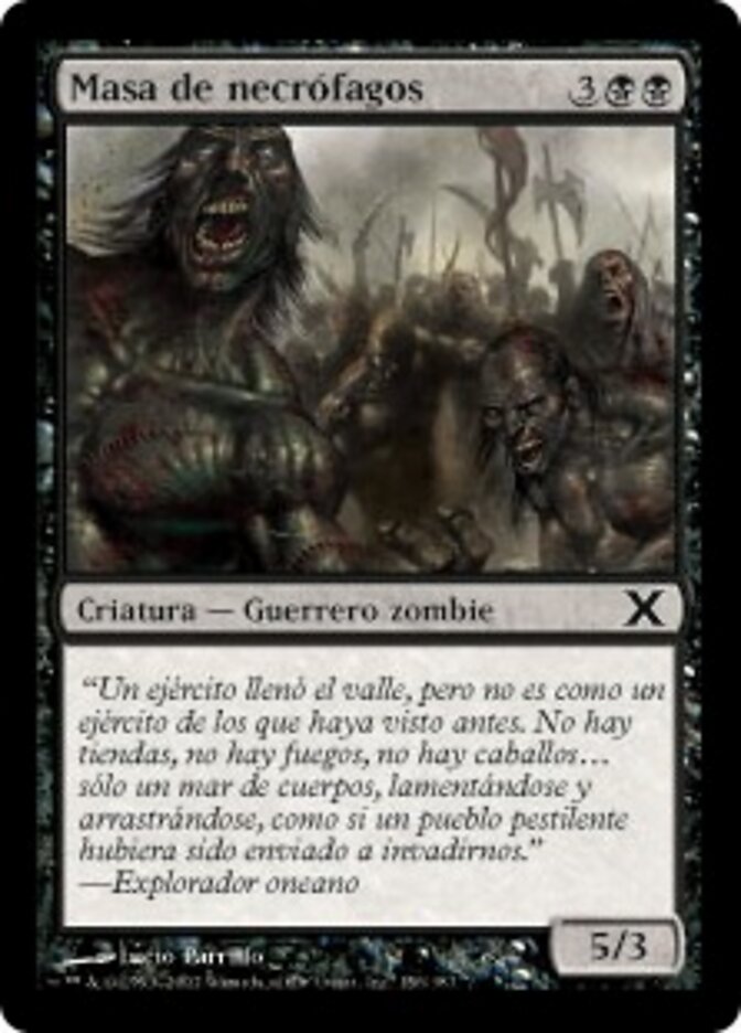 Masa de necrófagos