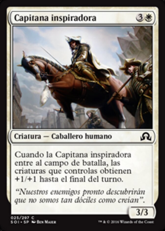 Capitana inspiradora