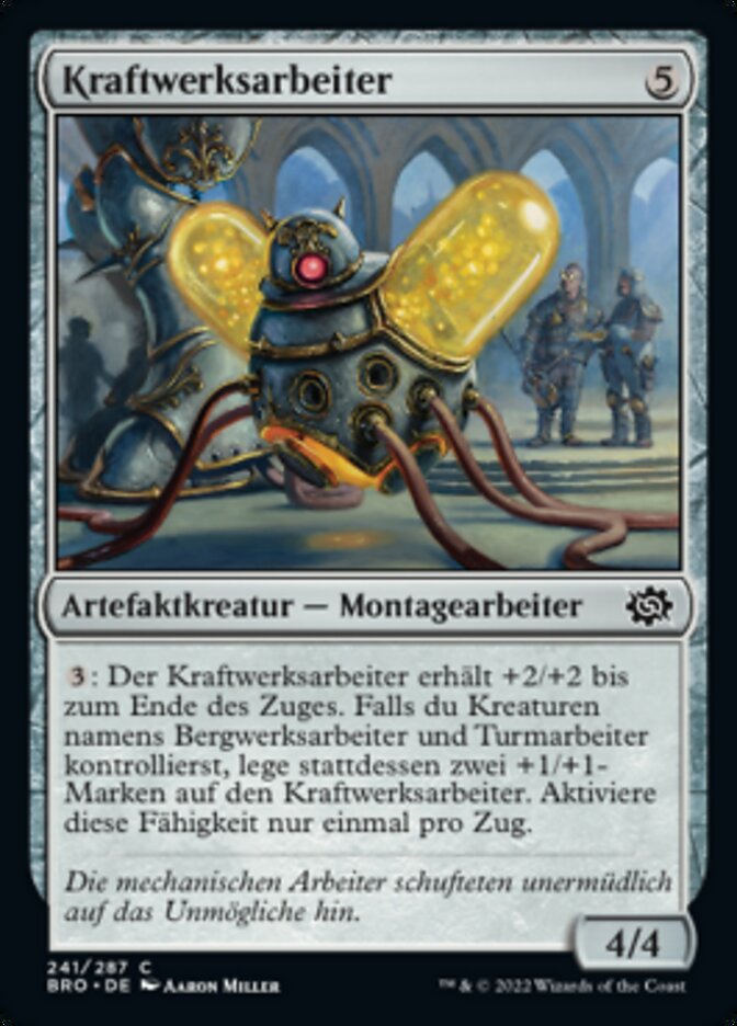 Kraftwerksarbeiter