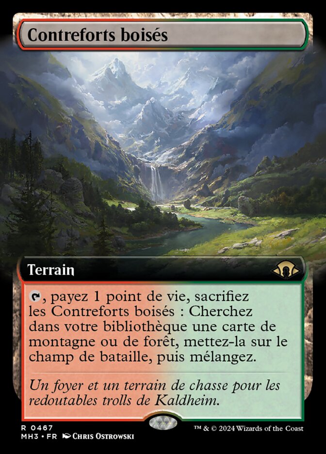 Contreforts boisés