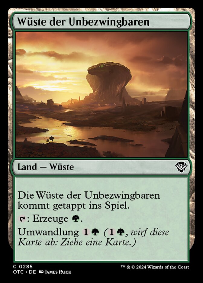 Wüste der Unbezwingbaren
