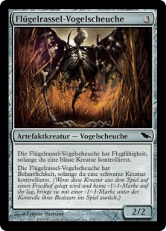 Flügelrassel-Vogelscheuche