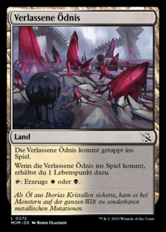Verlassene Ödnis