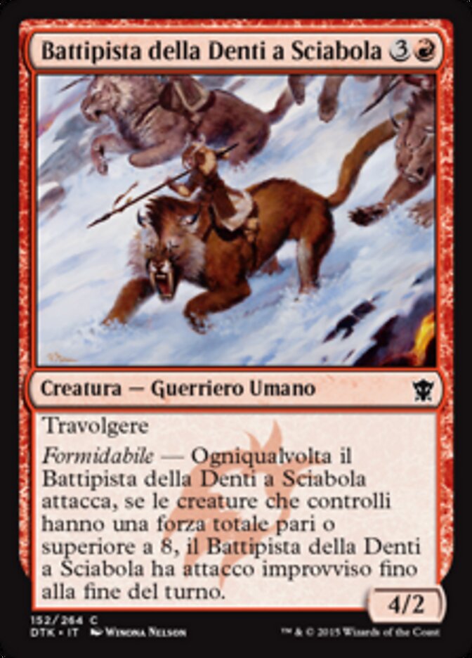 Battipista della Denti a Sciabola