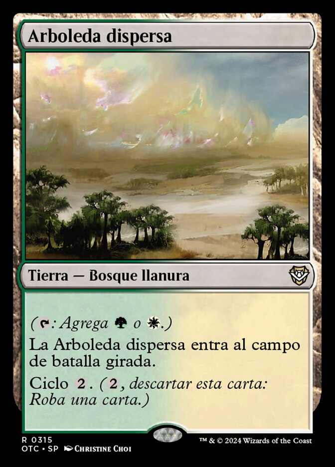 Arboleda dispersa