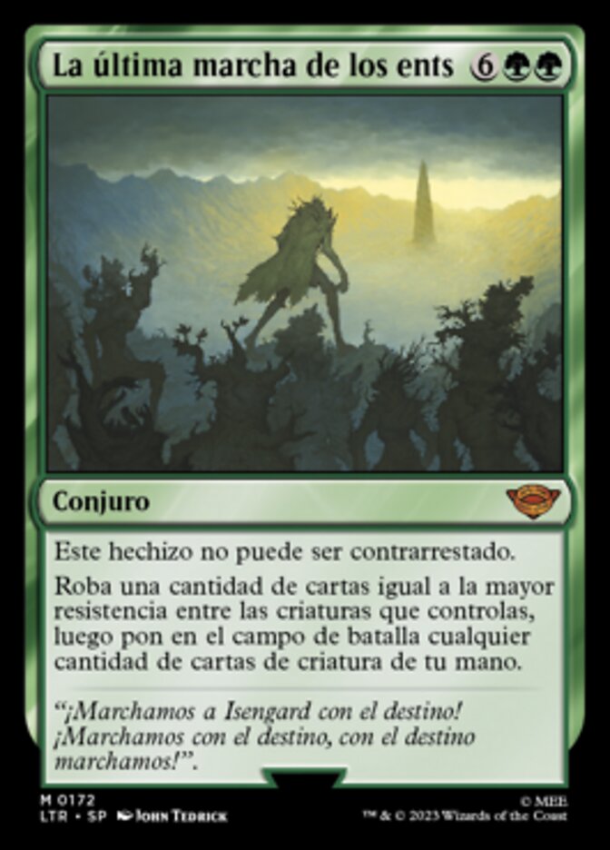 La última marcha de los ents