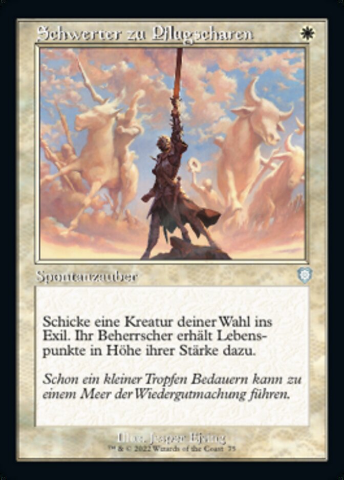 Schwerter zu Pflugscharen