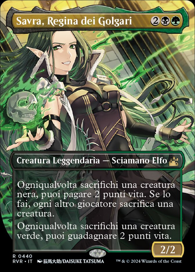Savra, Regina dei Golgari