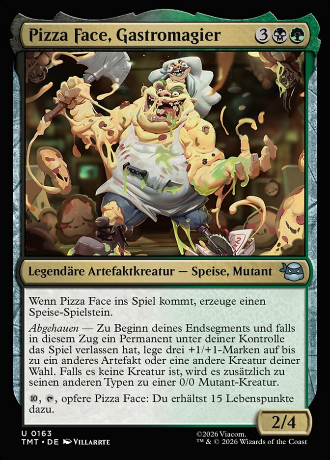 Pizza Face, Gastromagier
