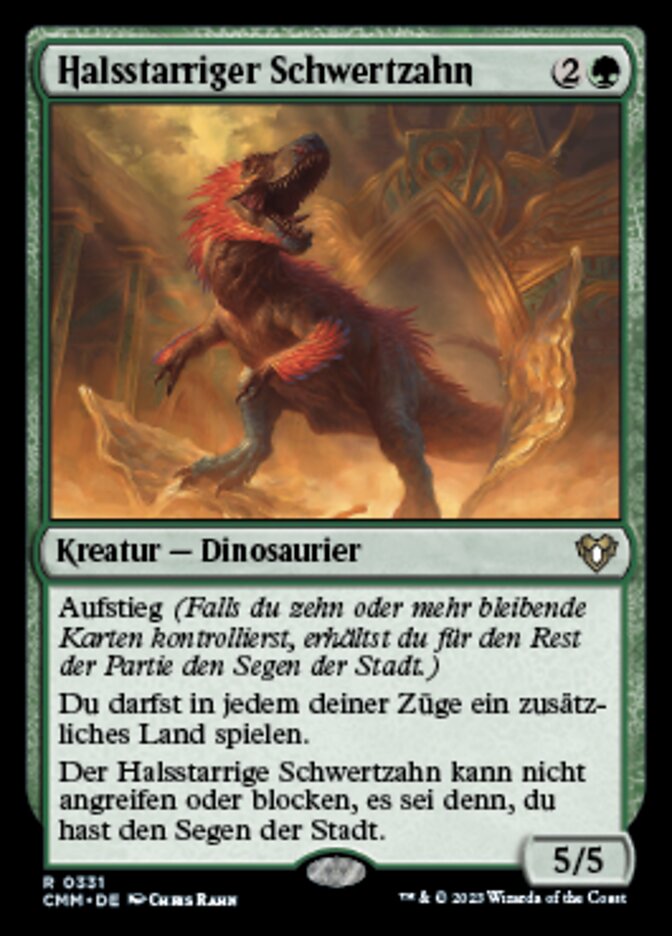 Halsstarriger Schwertzahn