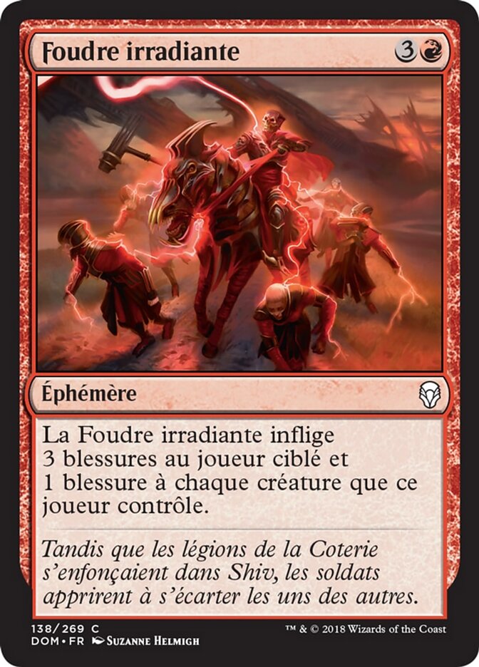Foudre irradiante