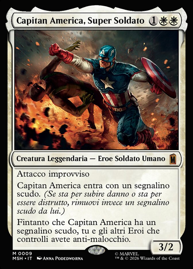 Capitan America, Super Soldato