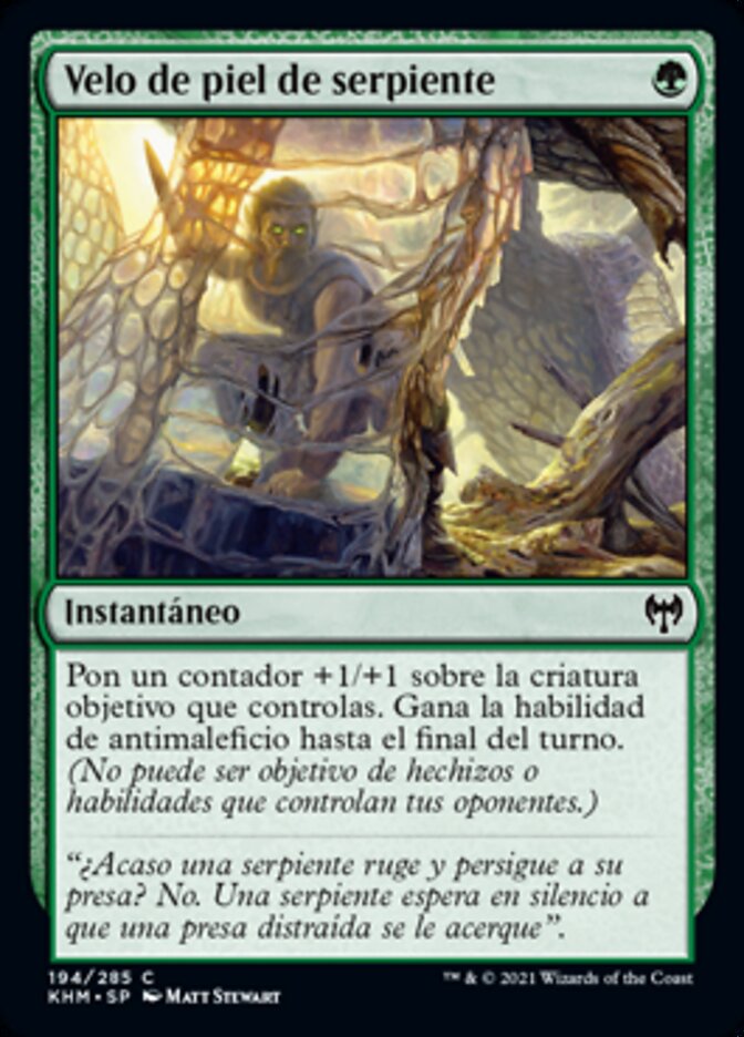 Velo de piel de serpiente