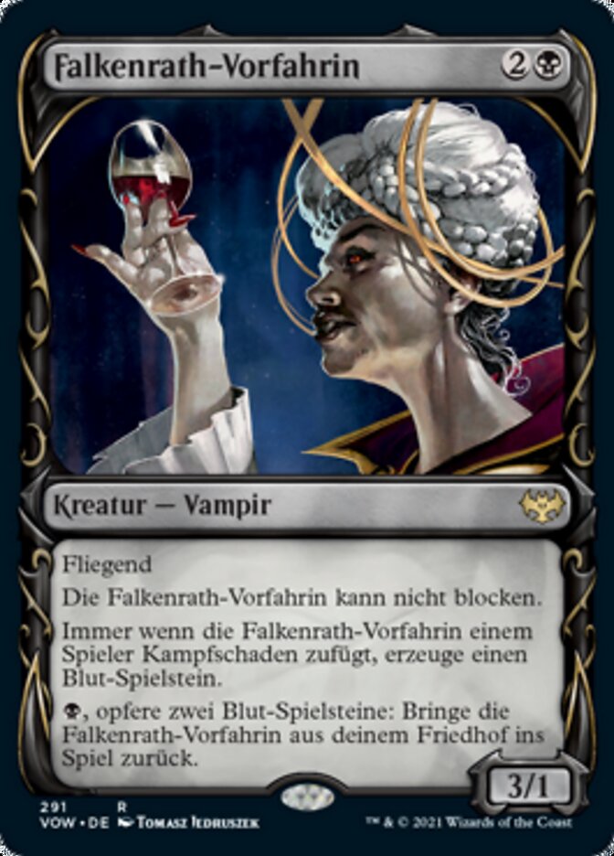 Falkenrath-Vorfahrin