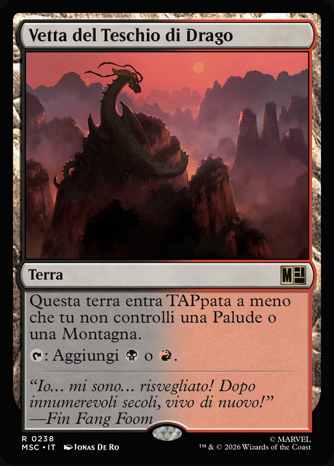 Vetta del Teschio di Drago