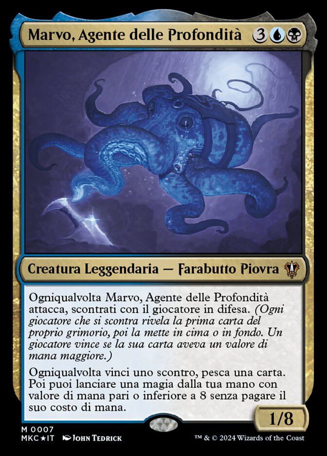 Marvo, Agente delle Profondità