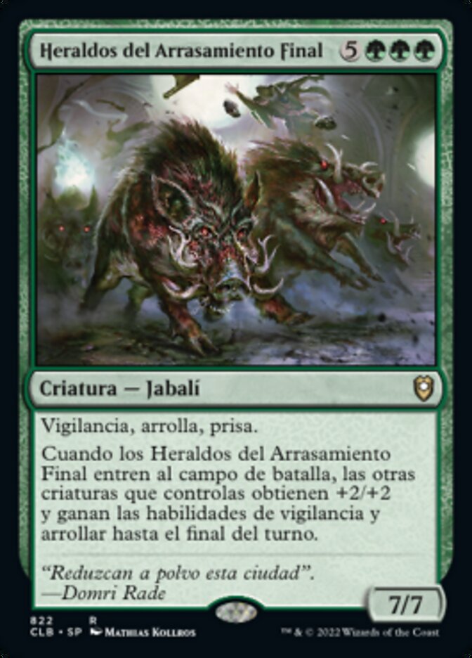 Heraldos del Arrasamiento Final