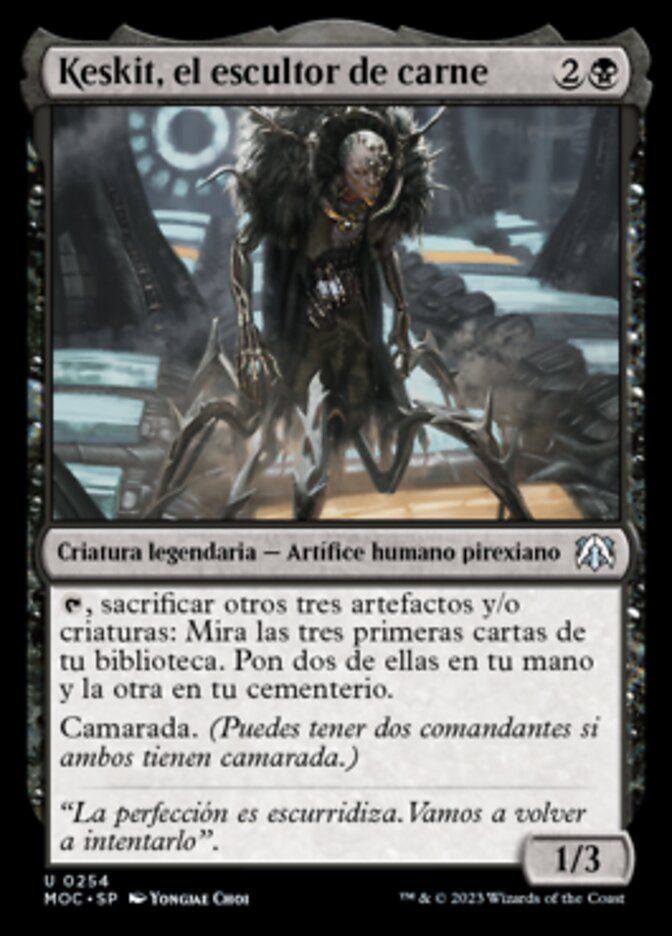 Keskit, el escultor de carne