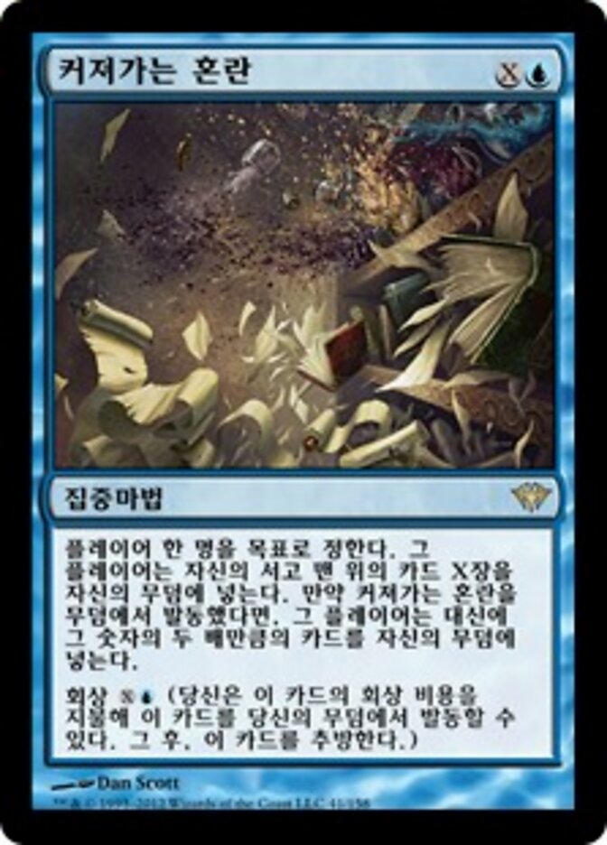 커져가는 혼란