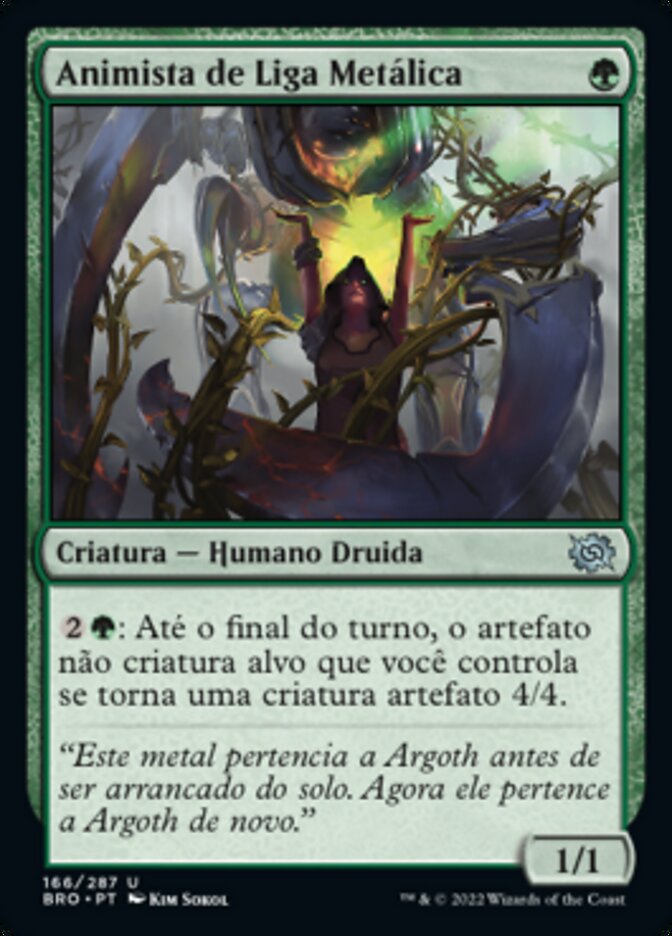Animista de Liga Metálica
