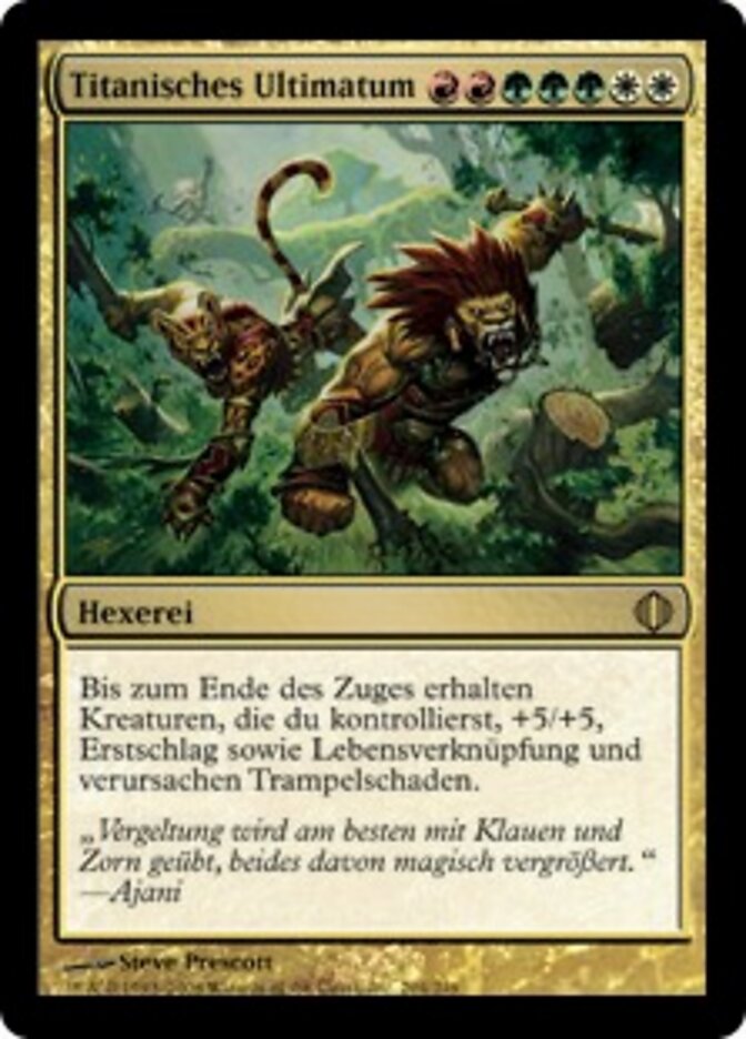 Titanisches Ultimatum