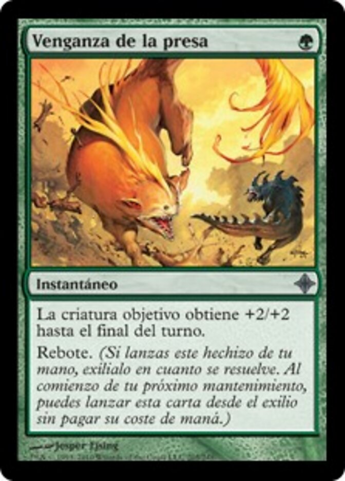 Venganza de la presa