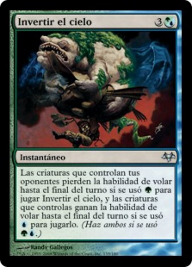 Invertir el cielo
