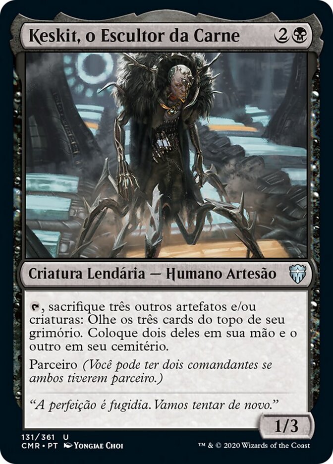 Keskit, o Escultor da Carne