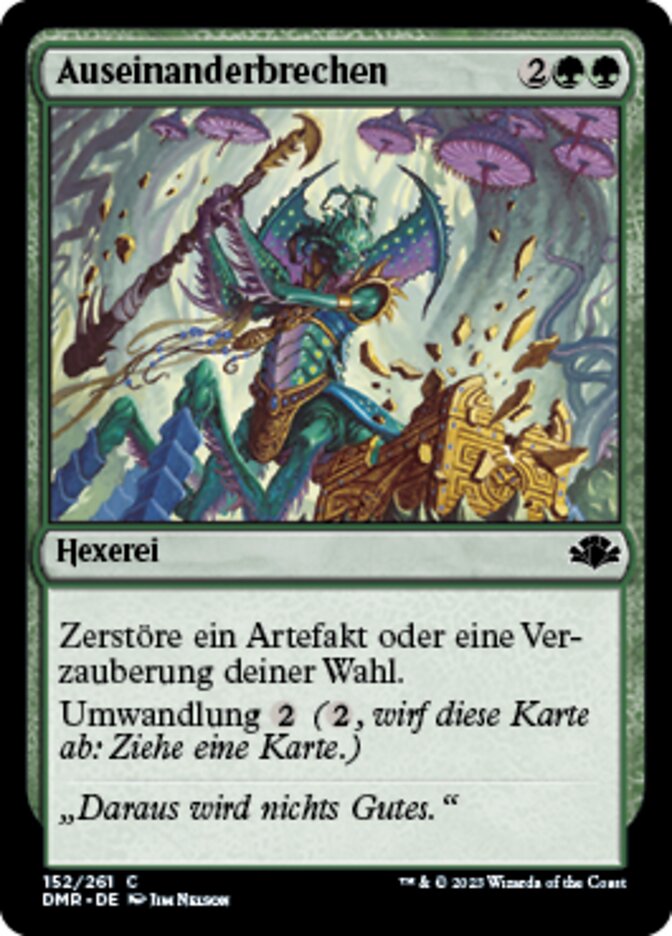 Auseinanderbrechen