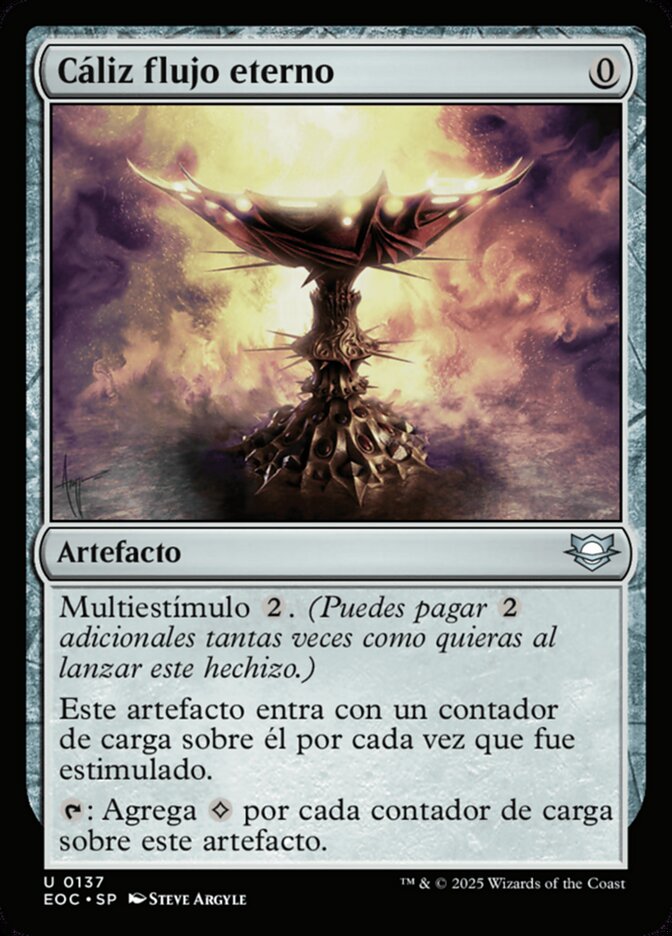 Cáliz flujo eterno