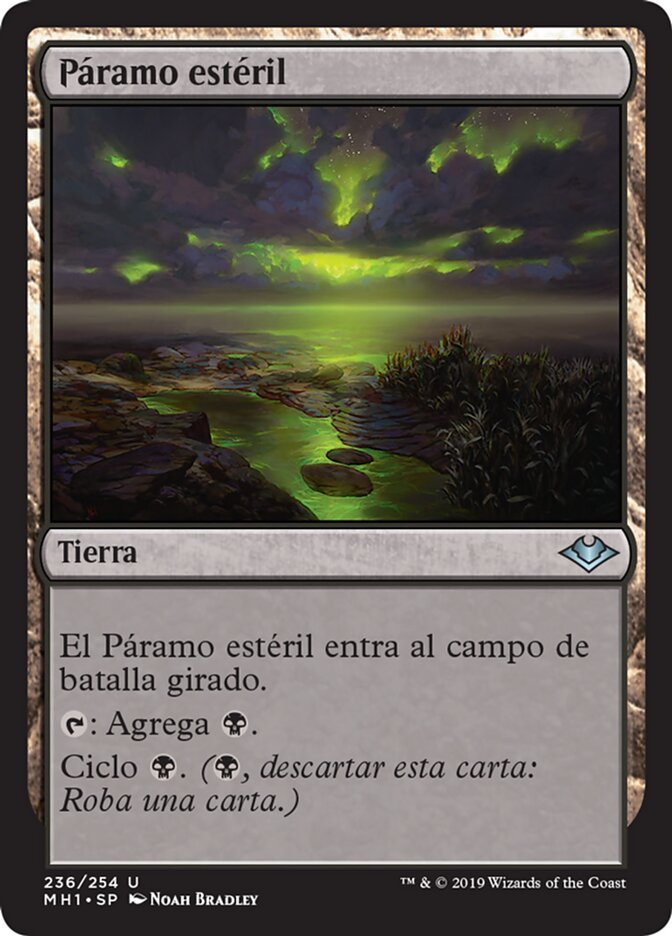 Páramo estéril