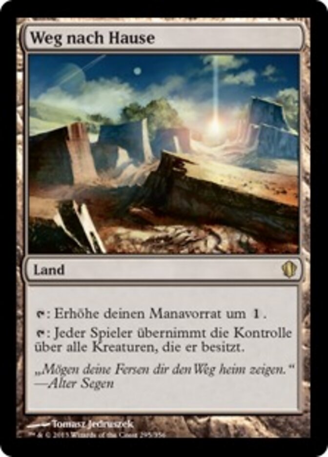 Weg nach Hause