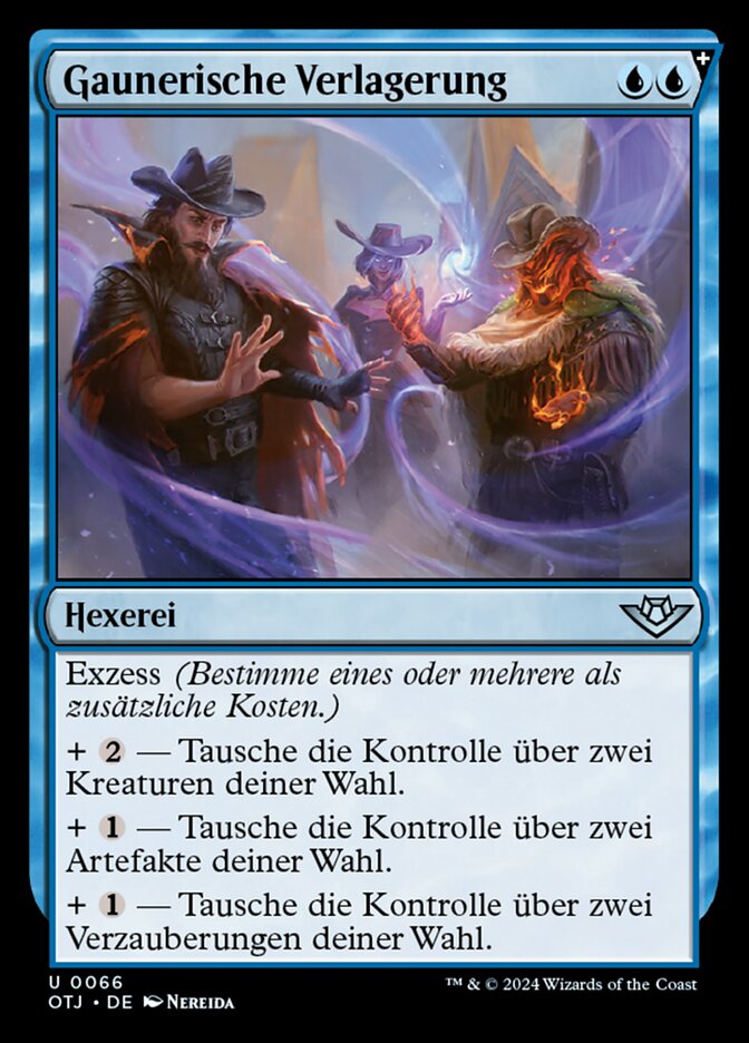 Gaunerische Verlagerung