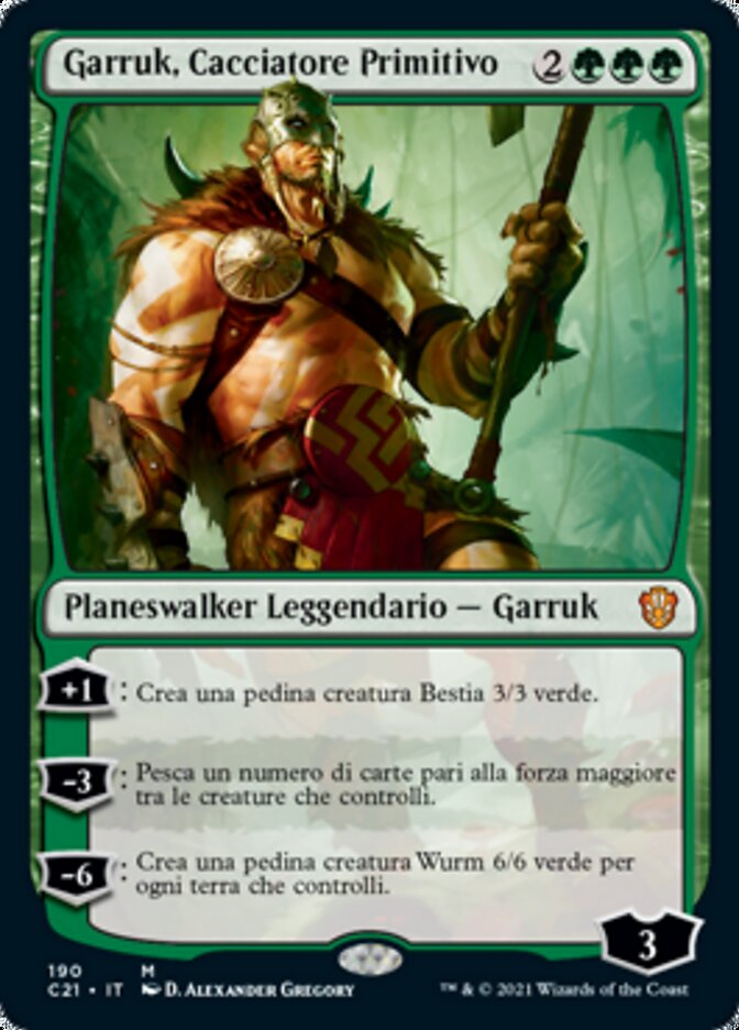 Garruk, Cacciatore Primitivo