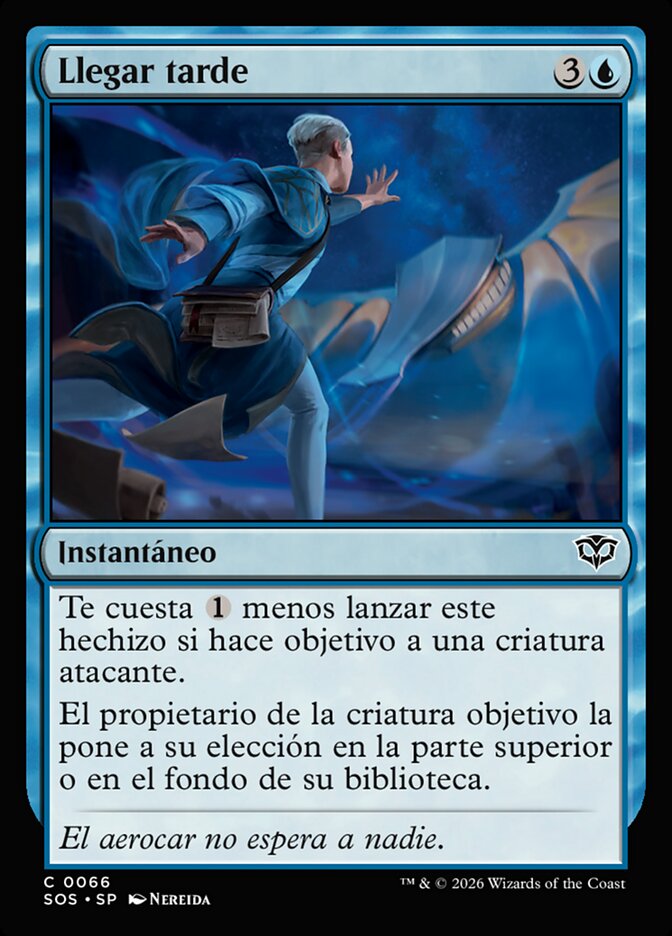 Llegar tarde