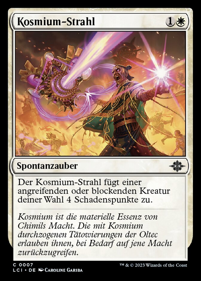 Kosmium-Strahl