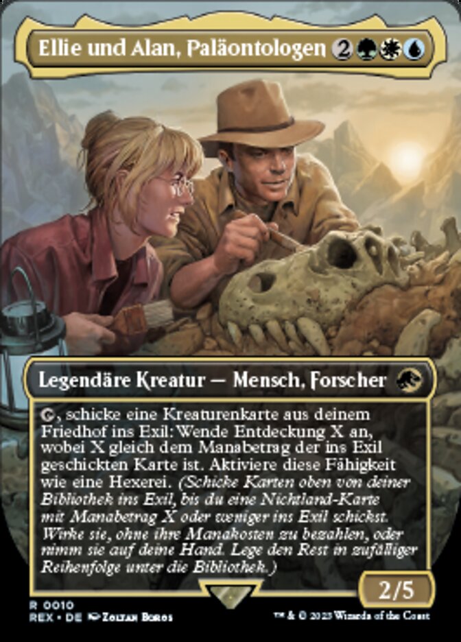 Ellie und Alan, Paläontologen