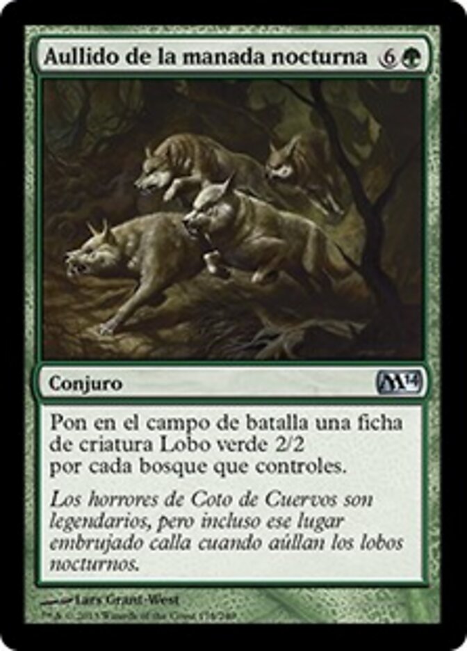 Aullido de la manada nocturna