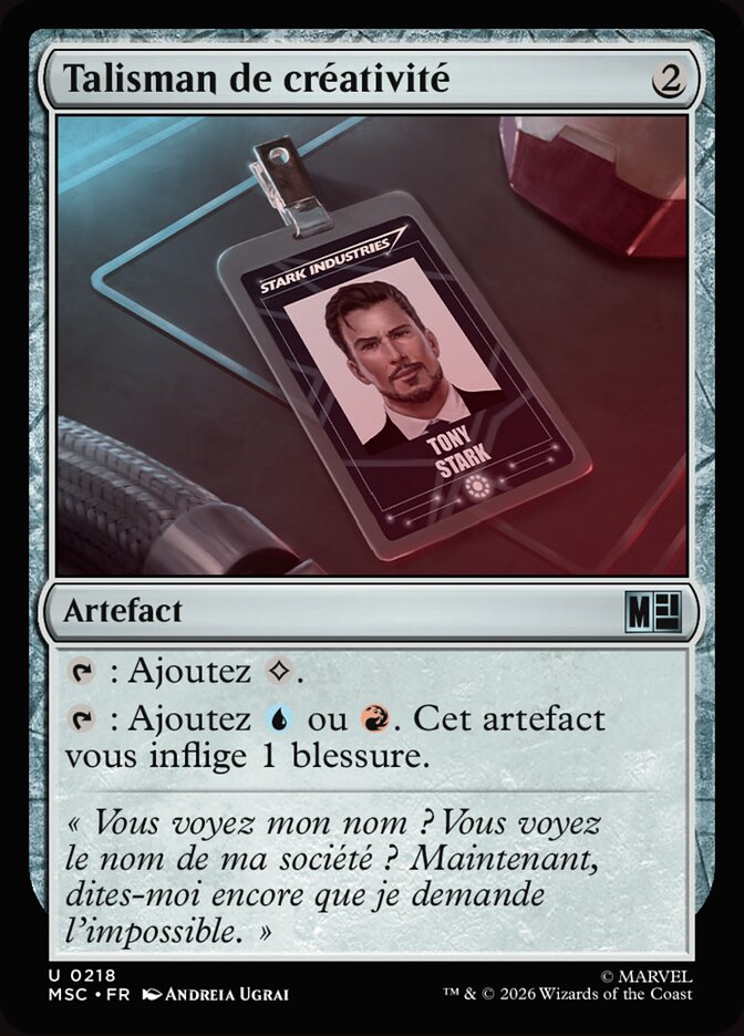 Talisman de créativité