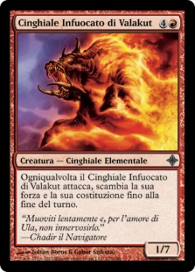 Cinghiale Infuocato di Valakut