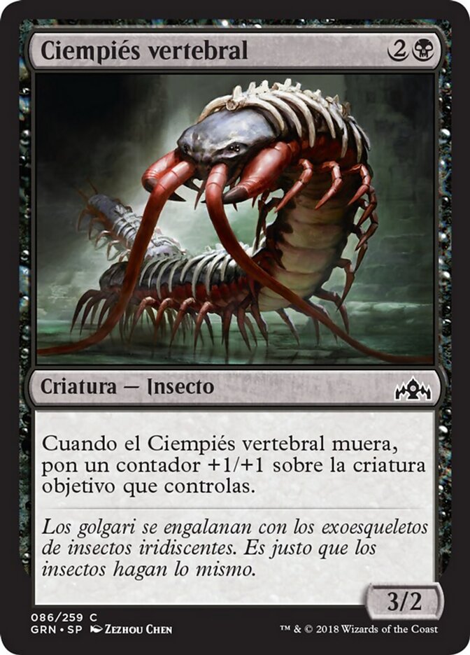 Ciempiés vertebral