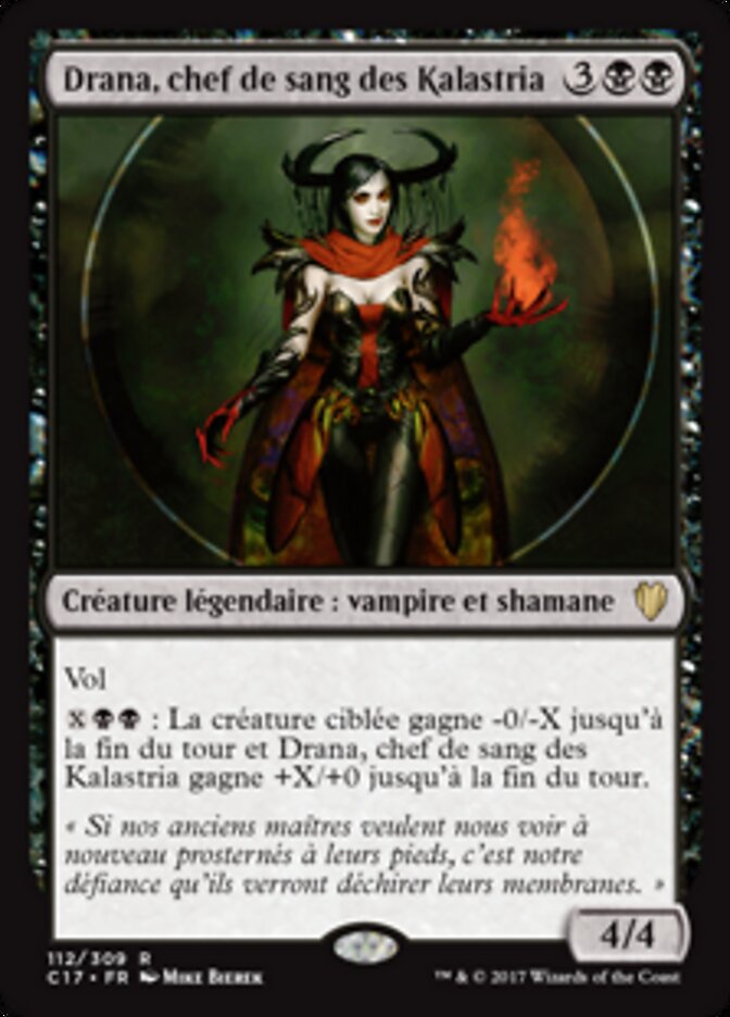 Drana, chef de sang des Kalastria